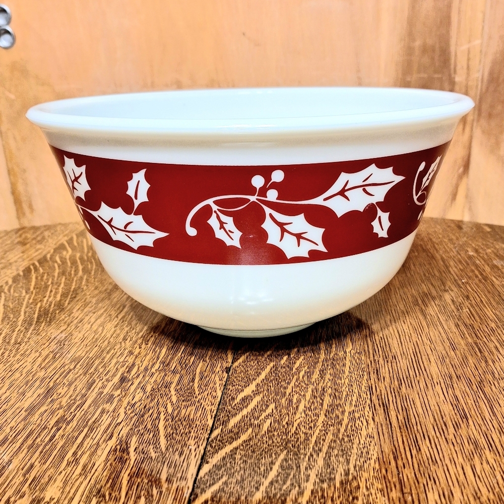 Vintage Milk Glass "Seasons of Cannon Falls" or "Midwest of Cannon Falls" Bowl